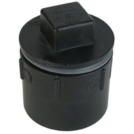 Female Adapter with Plug and Gasket, Hub x Plug, 2" Dia., Plastic