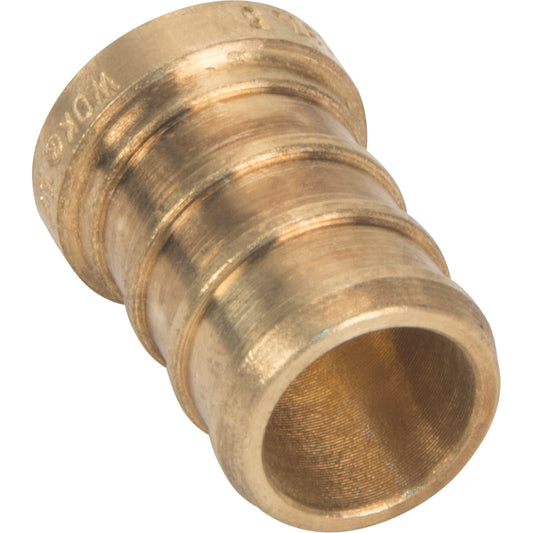 Lead-Free Pipe Plug, Pipe, 1/2" Dia., Brass