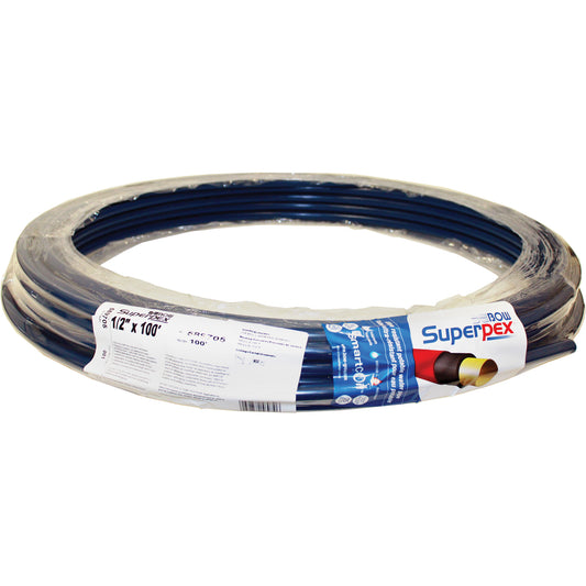 Superpex Cold Pipe, Plastic, 500' L x 1" Dia.