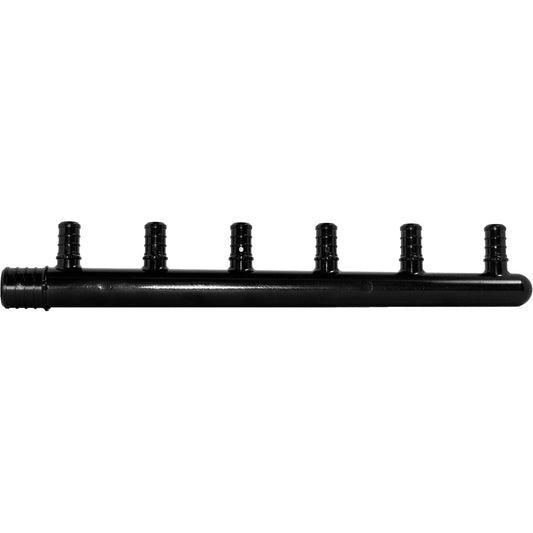 Six Branch Manifold, 1" Dia., Polyalloy