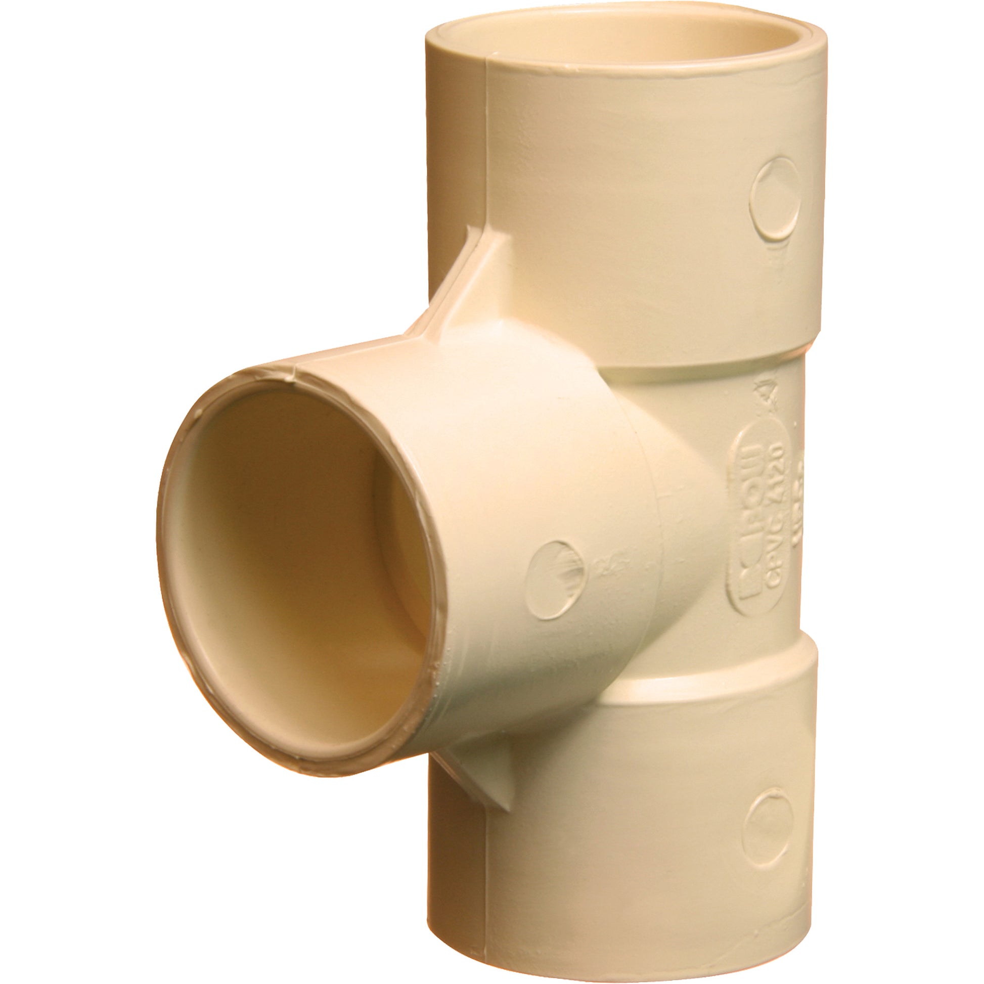 Flowguard Gold® Tee Fitting, Sanitary, CPVC, 1-1/4"