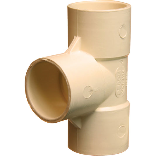 Flowguard Gold® Tee Fitting, Sanitary, CPVC, 1-1/4"