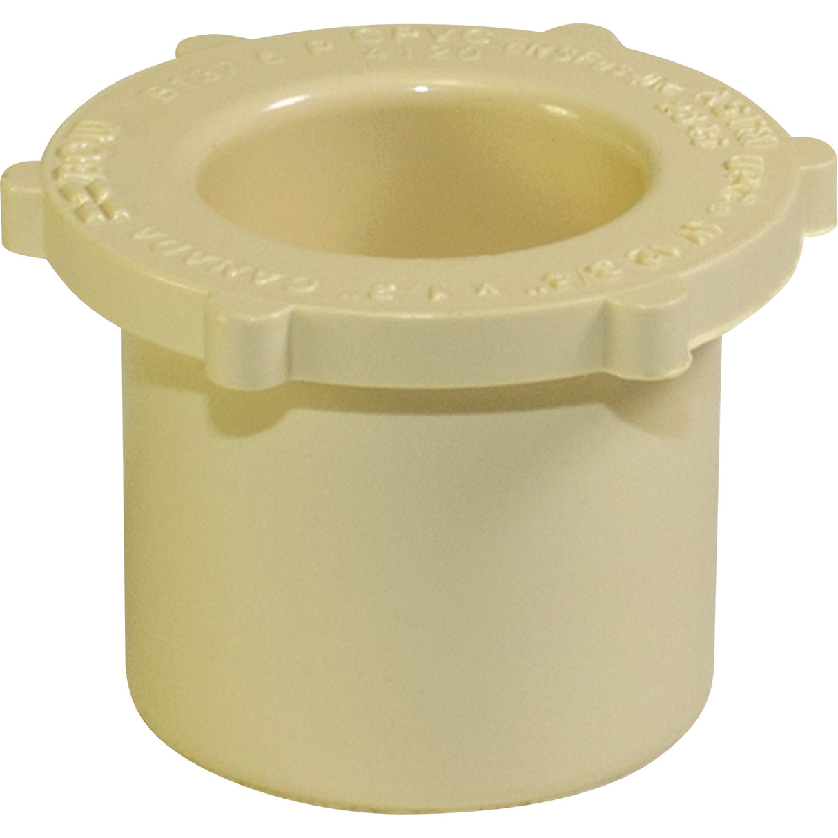 Flowguard Gold® Pipe Bushing, 3/4" x 1/2", Spigot x Hub, CPVC