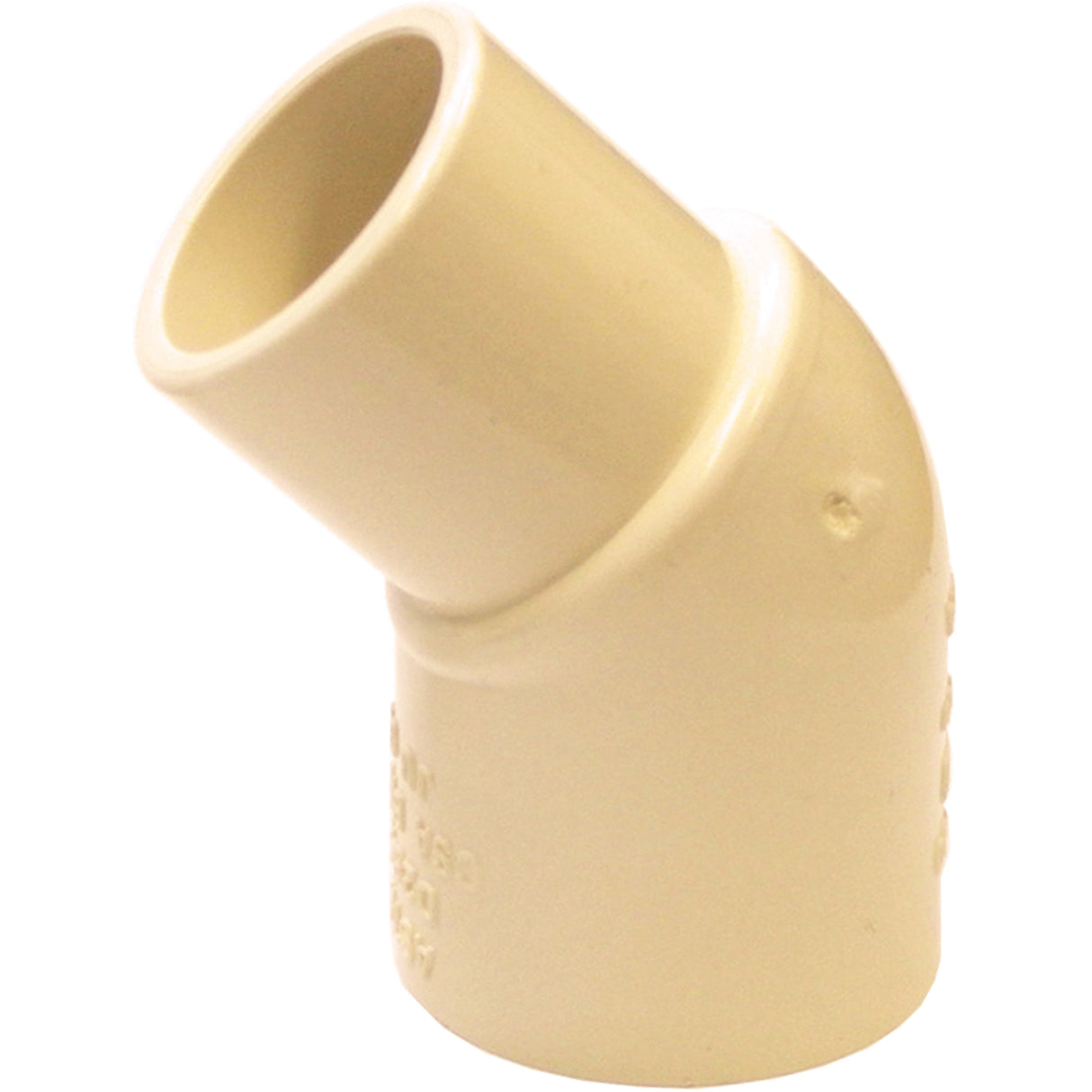 Flowguard Gold 45° Street Elbow Fitting, Spigot x Hub, CPVC, 3/4"
