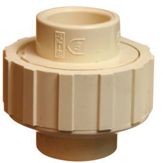 Pipe Union, 3/4", CPVC, Hub x Hub