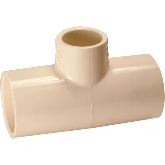 Flowguard Gold® Tee Fitting, Reducing, CPVC, 1-1/4" x 1-1/4" x 1/2"