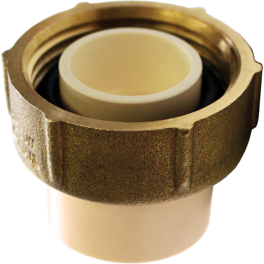 Water Meter Box Adapter, 3/4" x 1" Dia., CPVC