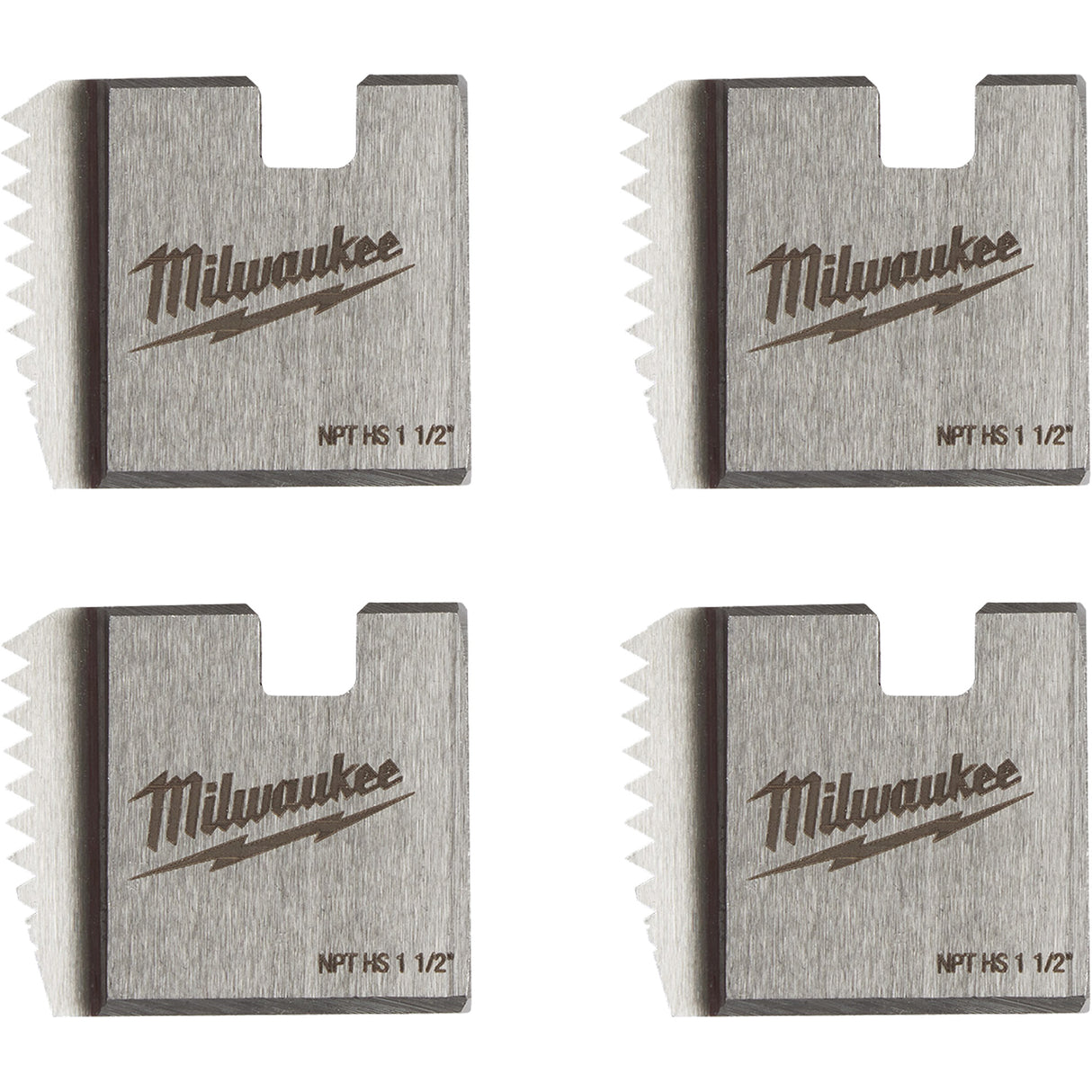 NPT Portable Pipe Dies, For Pipe Size 1-1/2", High Speed Steel