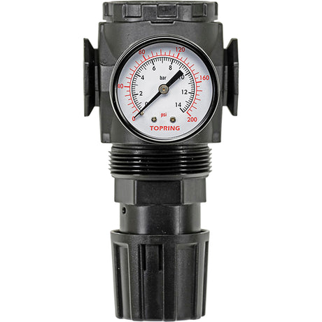 Regulator with Gauge Modulair 300, 1/4" NPT, 300 psi Max. PSI, In Line/Modular