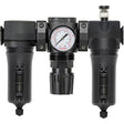 Manual Filter, Regulator & Lubricator with Metal Bowl Modulair 300, 1/4" NPT