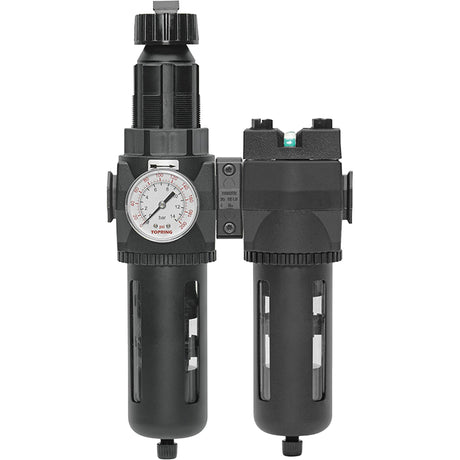 Manual Drain Filter, Regulator & Coalescing Filter with Standard Bowl Modulair 400, 1/4" NPT, 150 PSI, 9.1 fl. oz. Capacity