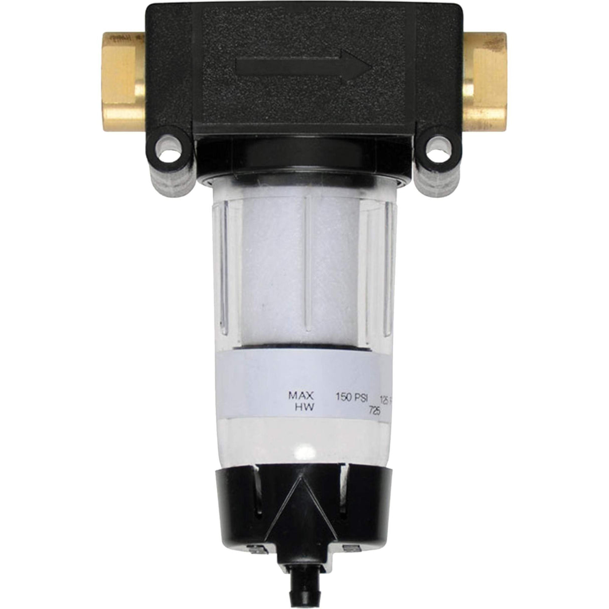 Coalescing Filter, Standard, 1/4" NPT, Manual Drain