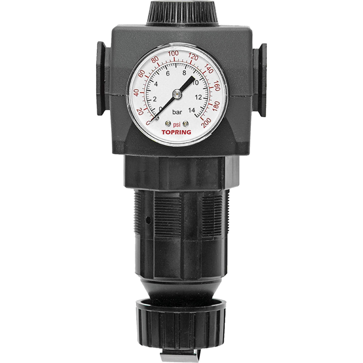 Regulator with Gauge Modulair 400, 3/4" NPTF, 125 PSI Max. PSI, In Line/Modular