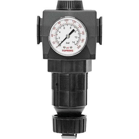 Regulator with Gauge Modulair 400, 3/4" NPTF, 125 PSI Max. PSI, In Line/Modular