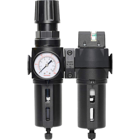 Filter/Regulator & Coalescing Filter Modulair 300 with Standard Bowl & Manual Drain, 3/8" NPTF, 150 PSI, 5.12 fl. oz. Capacity