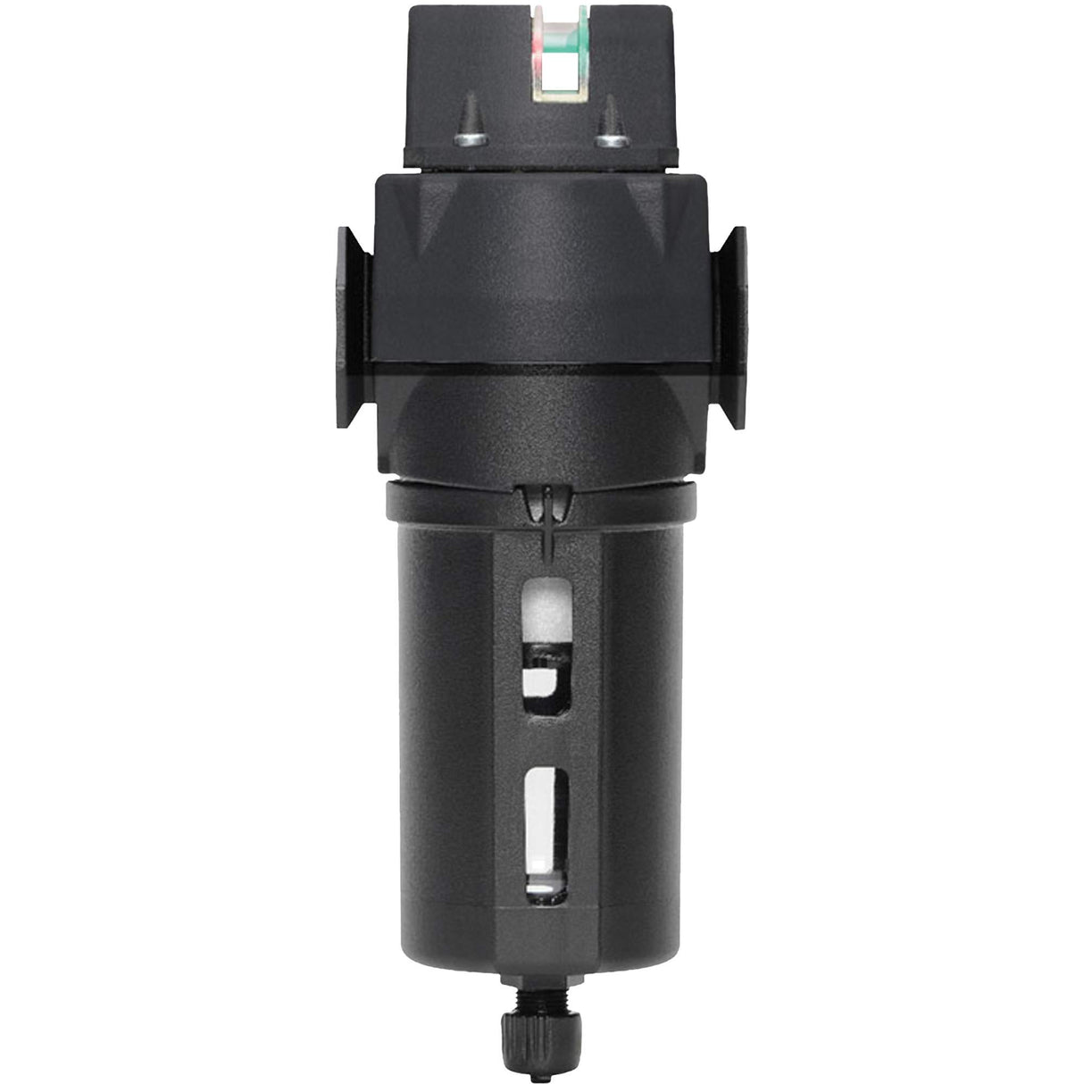 Coalescing Filter with Standard Bowl Modulair 300, In Line/Modular/Standard/Vertical, 1/2" NPTF, Manual Drain, For Oil/Dust/Particles