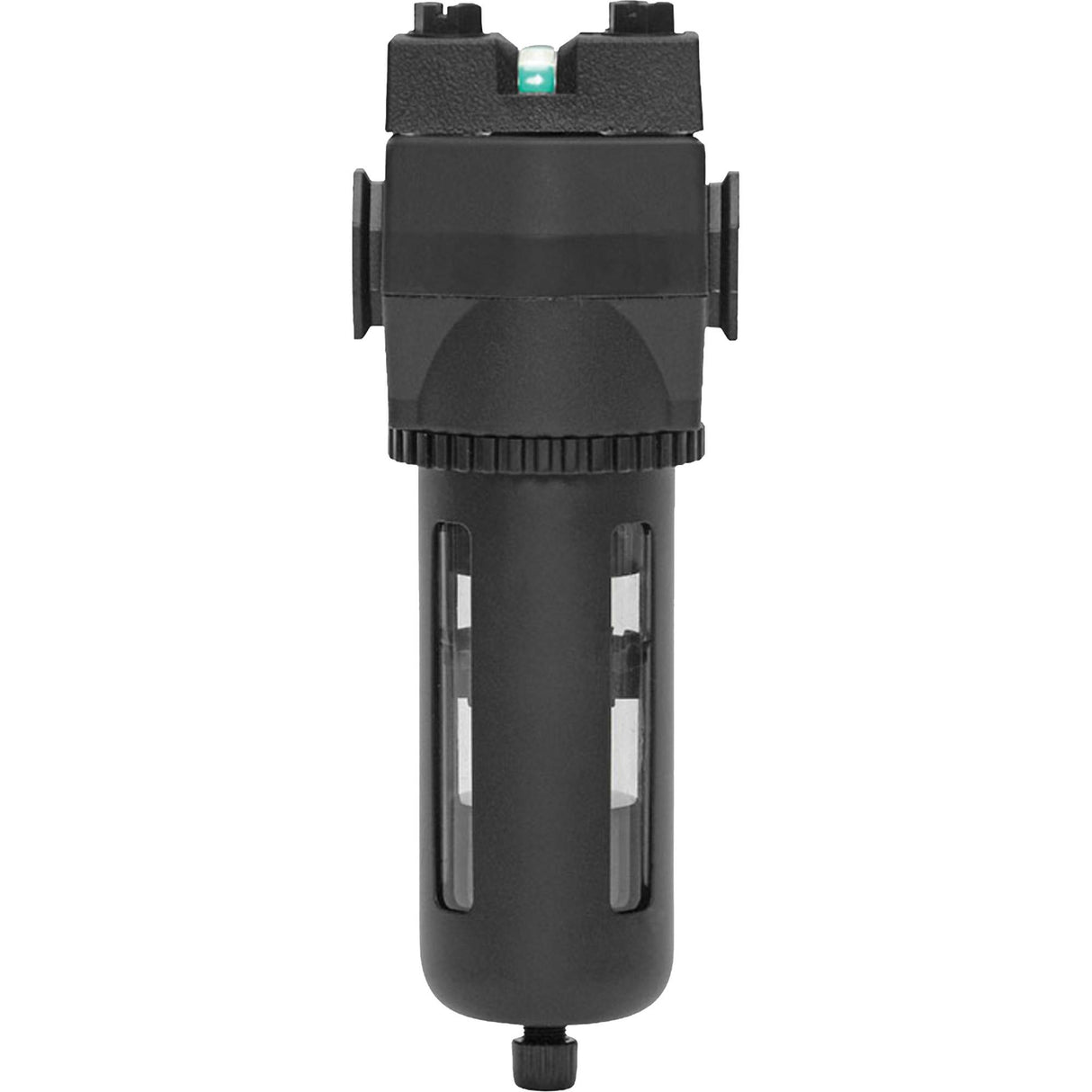 Coalescing Filter with Standard Bowl Modulair 400, In Line/Modular/Standard/Vertical, 3/4" NPTF, Manual Drain, For Oil/Dust/Particles