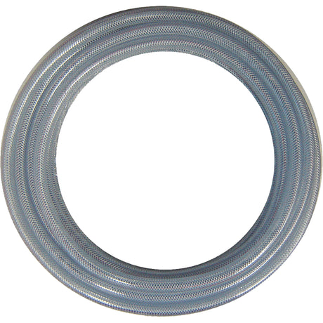 Braided Tube, 1.312" OD x 100' L, PVC, Clear