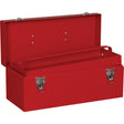 Utility Tool Box, 7" D x 16" W x 7-1/2" H, Red