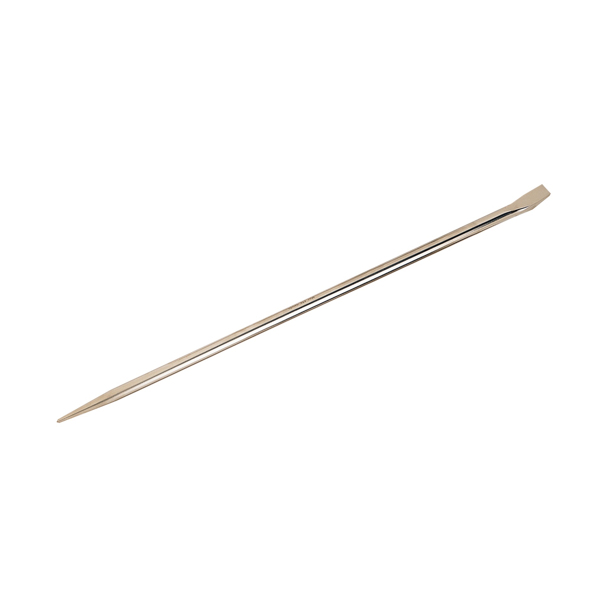 Nickel-Plated Pry Bar, 1-1/4" W, 42" L