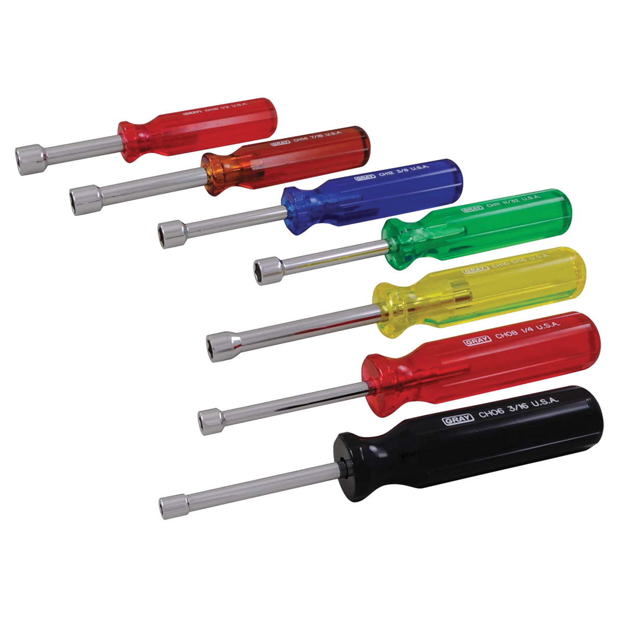 Nut Driver Set, 7, Non Magnetic, Imperial