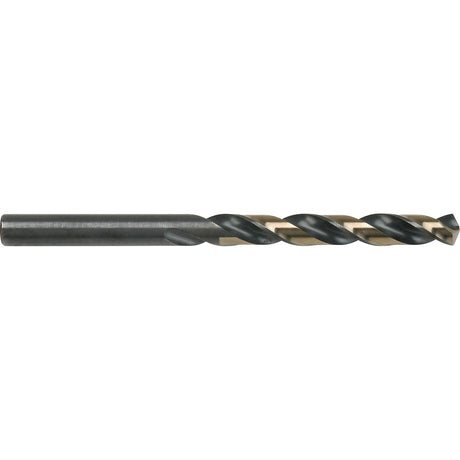 Two-Tone Jobber Drill Bit, High Speed Steel, 3/8", 5" L, 3-5/8" Flute, 135° Point Angle