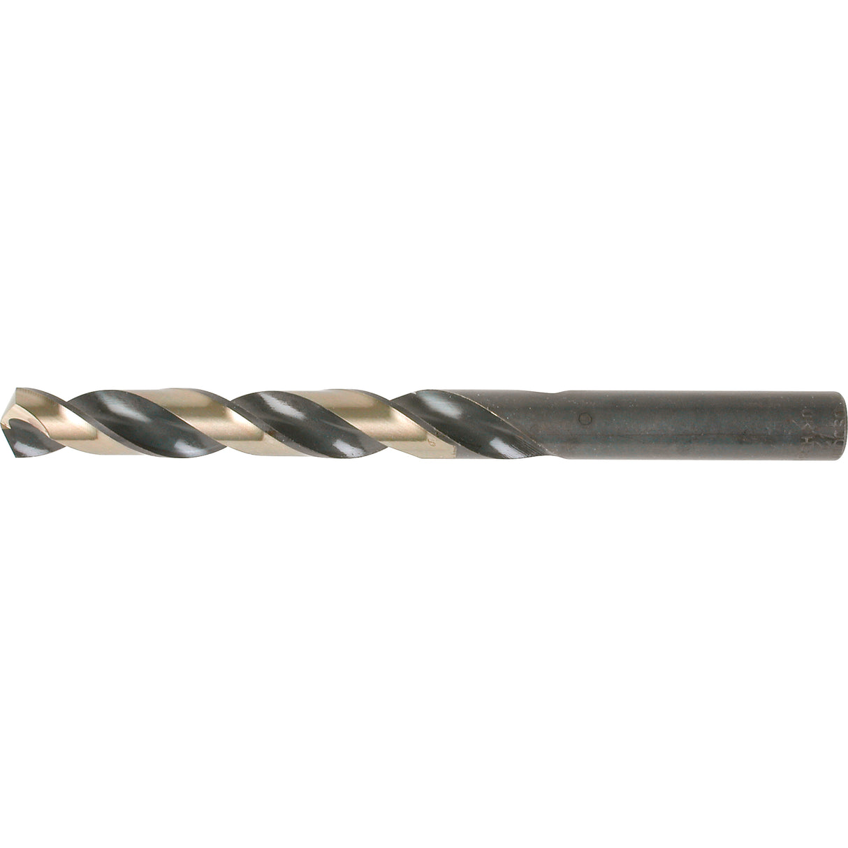 Two-Tone Jobber Drill Bit, High Speed Steel, #7, 3-5/8" L, 2-7/16" Flute, 135° Point Angle