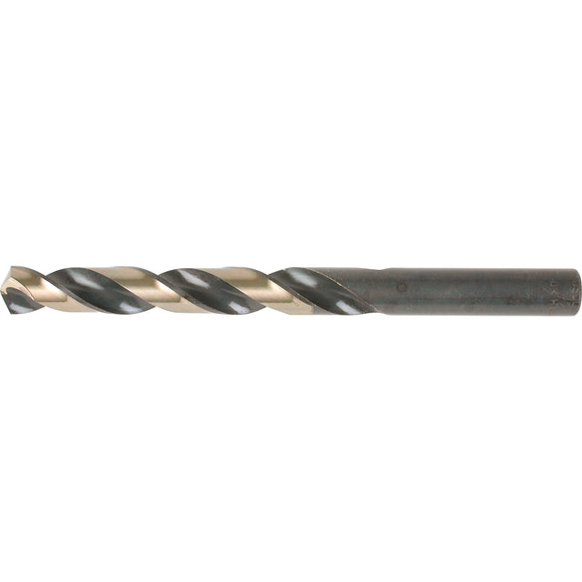 Two-Tone Jobber Drill Bit, High Speed Steel, #7, 3-5/8" L, 2-7/16" Flute, 135° Point Angle