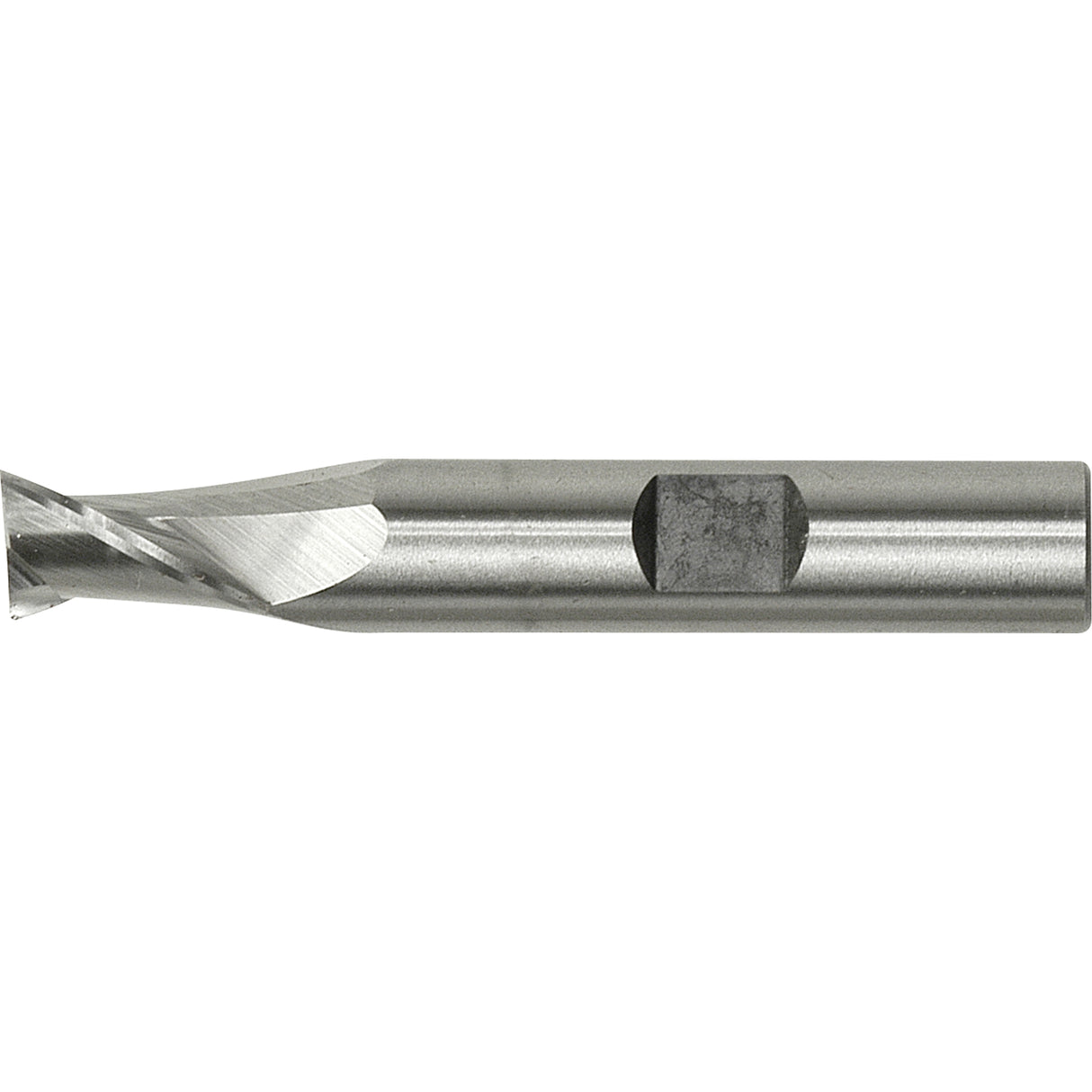 Weldon Shank End Mill, 1/2" Dia., 2 Flutes, Cobalt