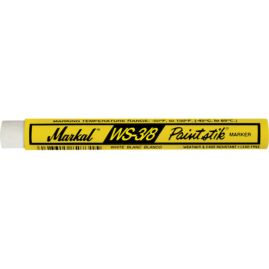WS-3/8 Paintstik® Paint Marker, Solid Stick, White