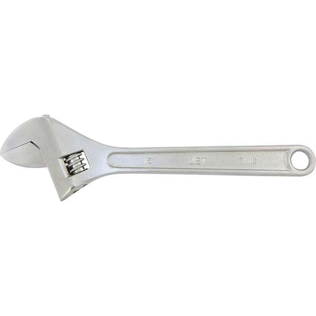 AW-15 Adjustable Wrench, 15" L, 1-7/8" Max Width, Chrome