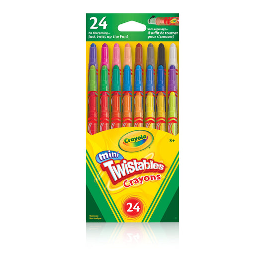 Crayola Mini Twistables Crayons, 24 Count (Case of 12)