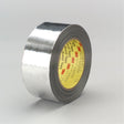 High-Temperature Aluminum Foil/Glass Cloth Tape, 12 mm (1/2") W x 33 m (108') L