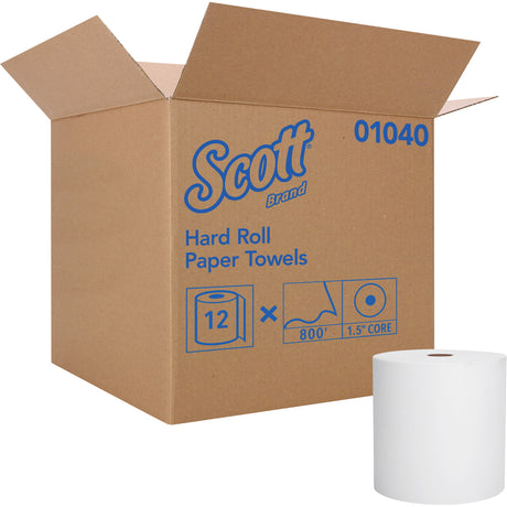Scott® Essential™ Hard Roll Towels, 1 Ply, Standard, 800' L