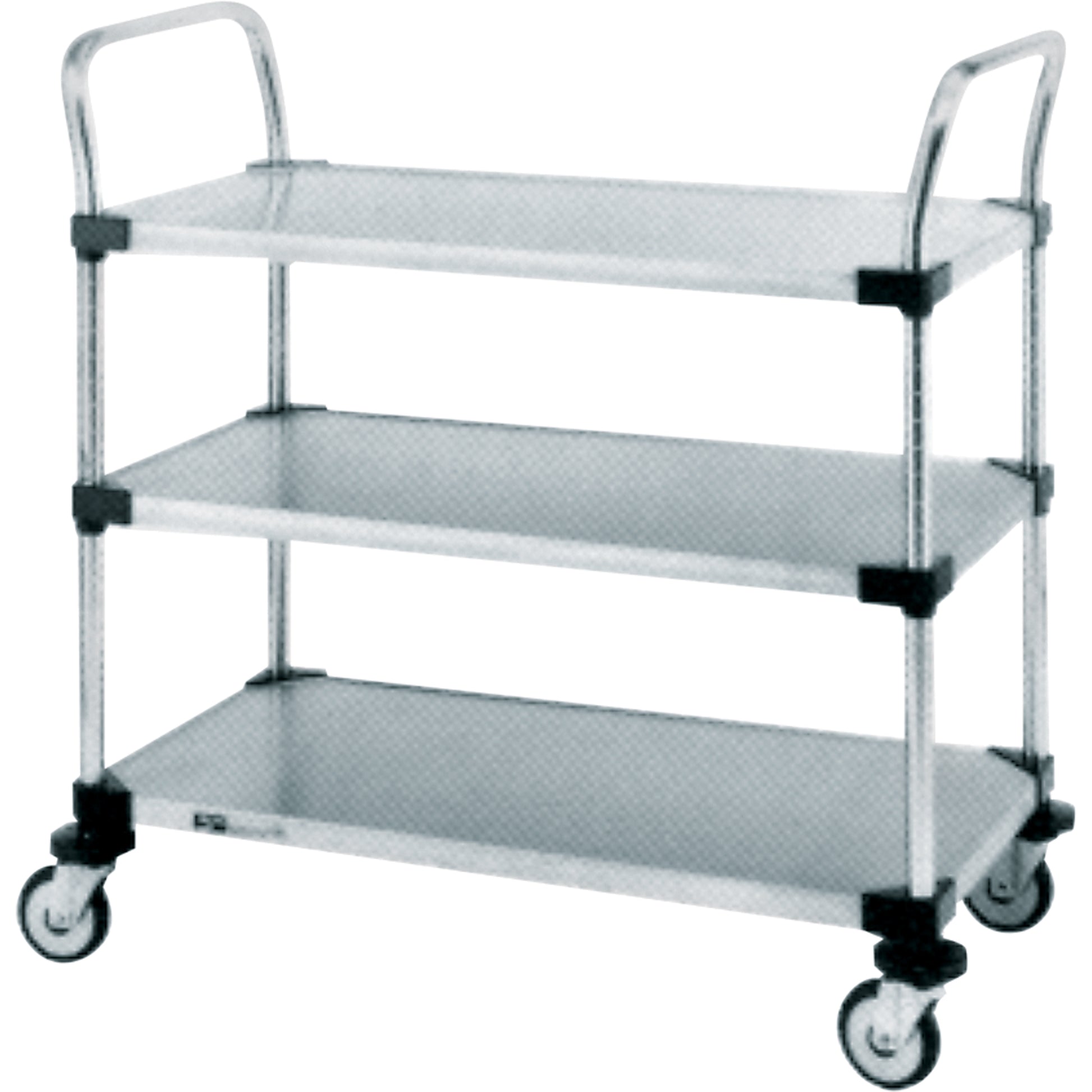 Standard-Duty Utility Carts, 2 Tiers, 24" W x 39" H x 36" D, 500 lbs. Capacity