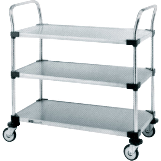 Standard-Duty Utility Carts, 2 Tiers, 24" W x 39" H x 36" D, 500 lbs. Capacity