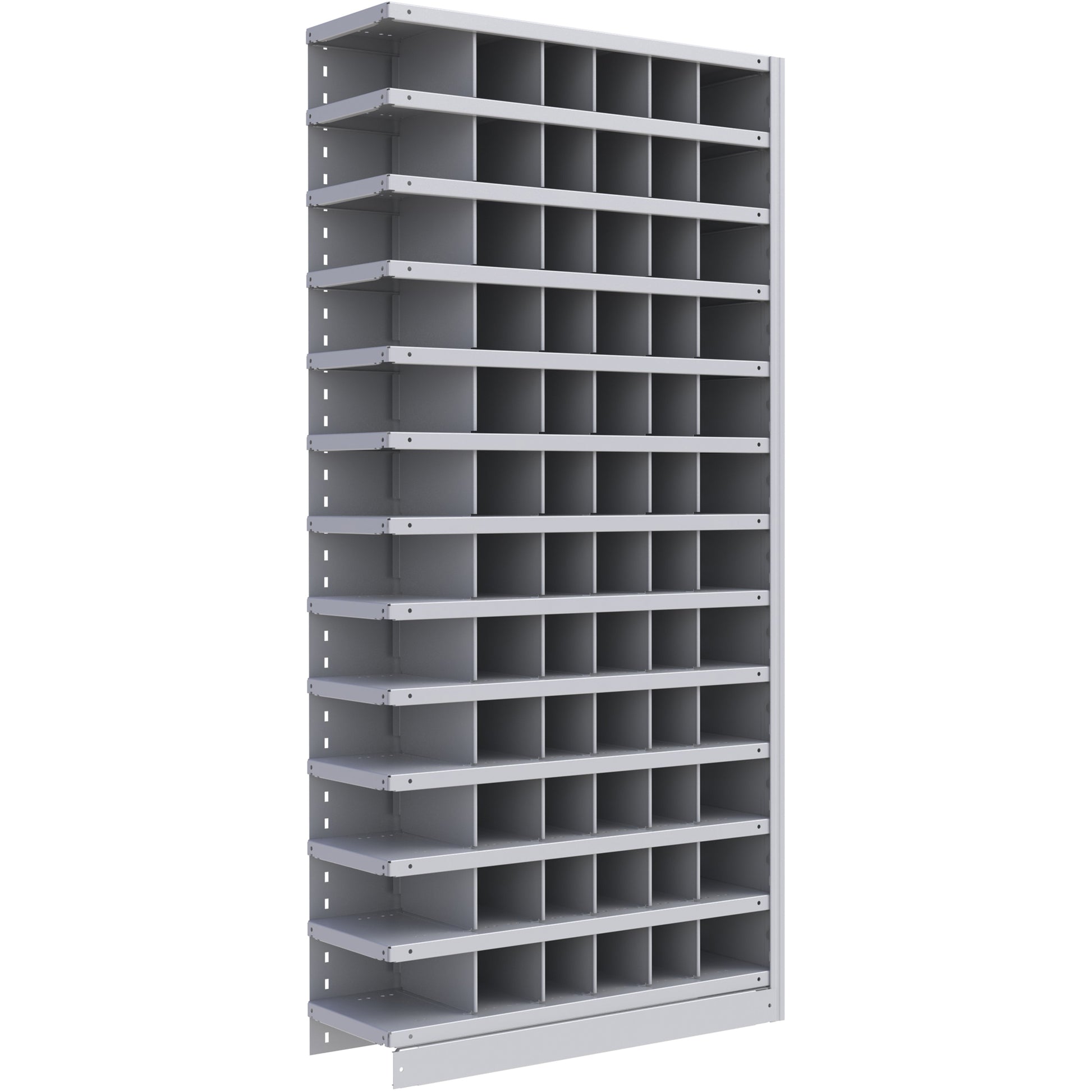 Interlok Shelving Unit, Steel, Boltless, 800 lbs. Capacity, 36" W x 76" H x 24" D