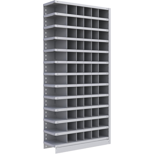 Interlok Shelving Unit, Steel, Boltless, 800 lbs. Capacity, 36" W x 76" H x 24" D