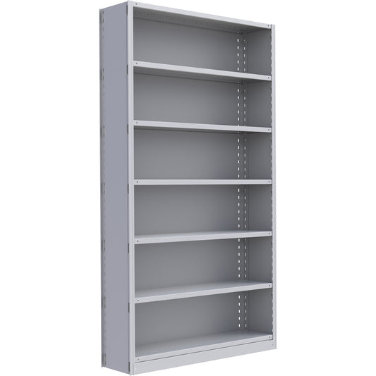 Interlok Shelving Unit, Steel, Boltless, 450 lbs. Capacity, 48" W x 88" H x 24" D