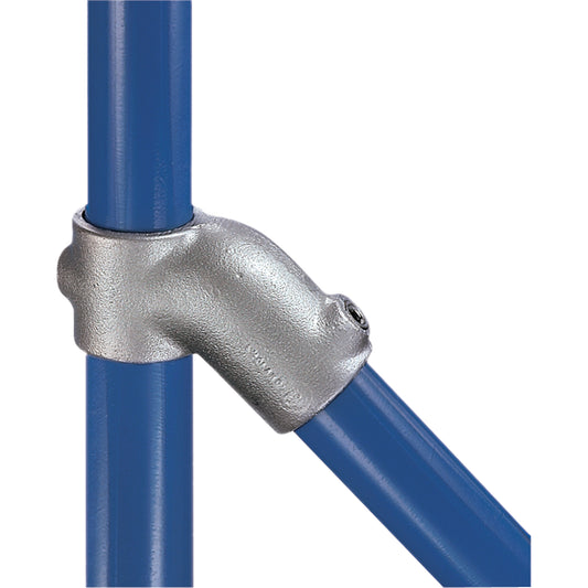 45° Single Socket Tee Structural Tube Clamp, 1.9"