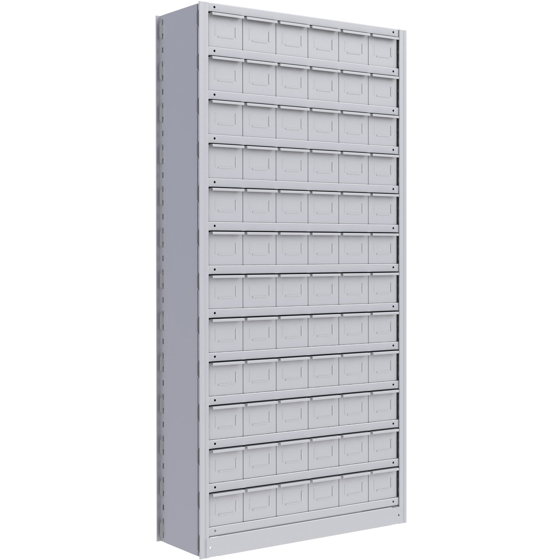 Interlok Shelving Unit, Steel, Boltless, 800 lbs. Capacity, 36" W x 76" H x 18" D