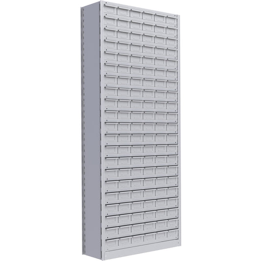 Interlok Shelving Unit, Steel, Boltless, 800 lbs. Capacity, 36" W x 88" H x 12" D