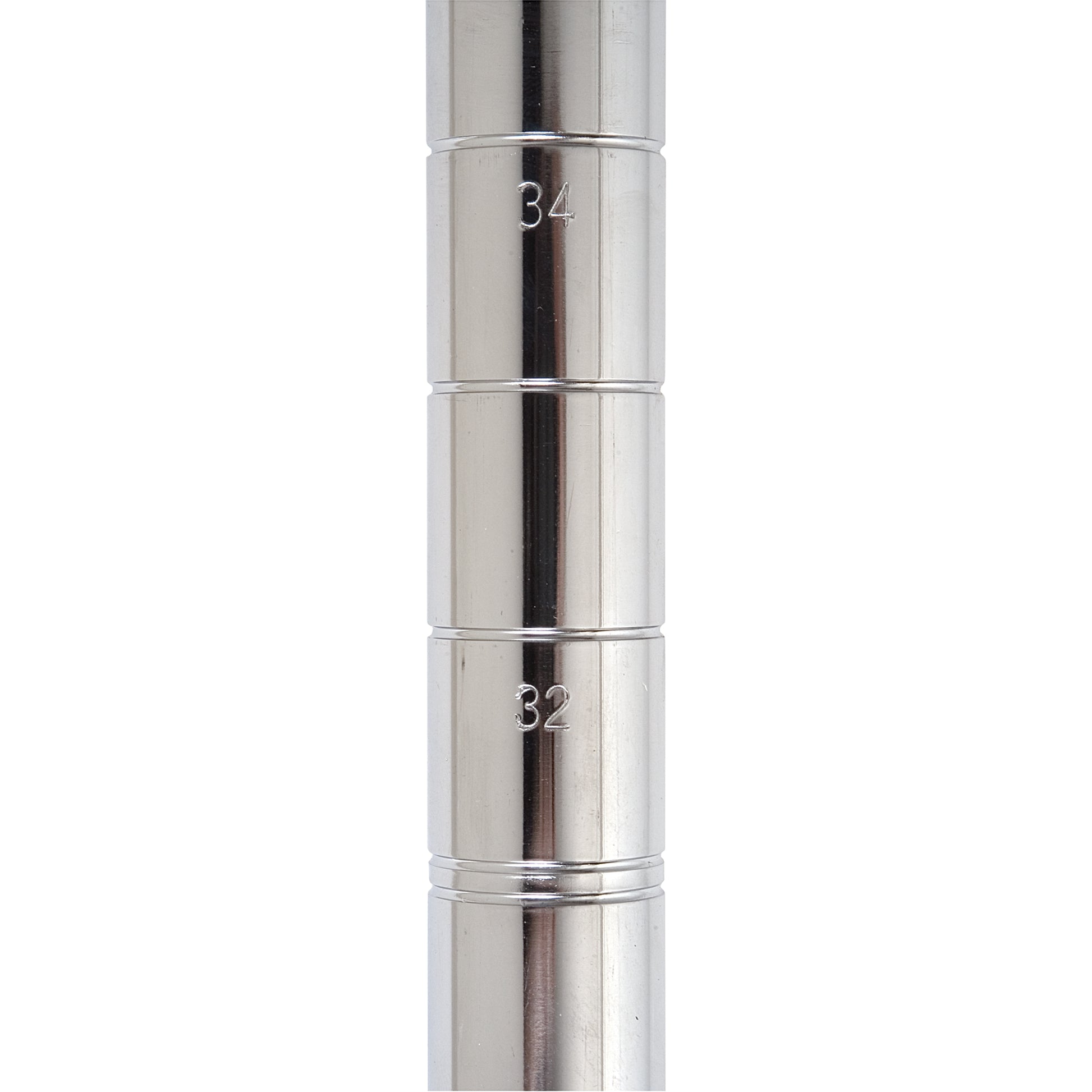 Heavy-Duty Chromate Wire Shelving Post, 86" H