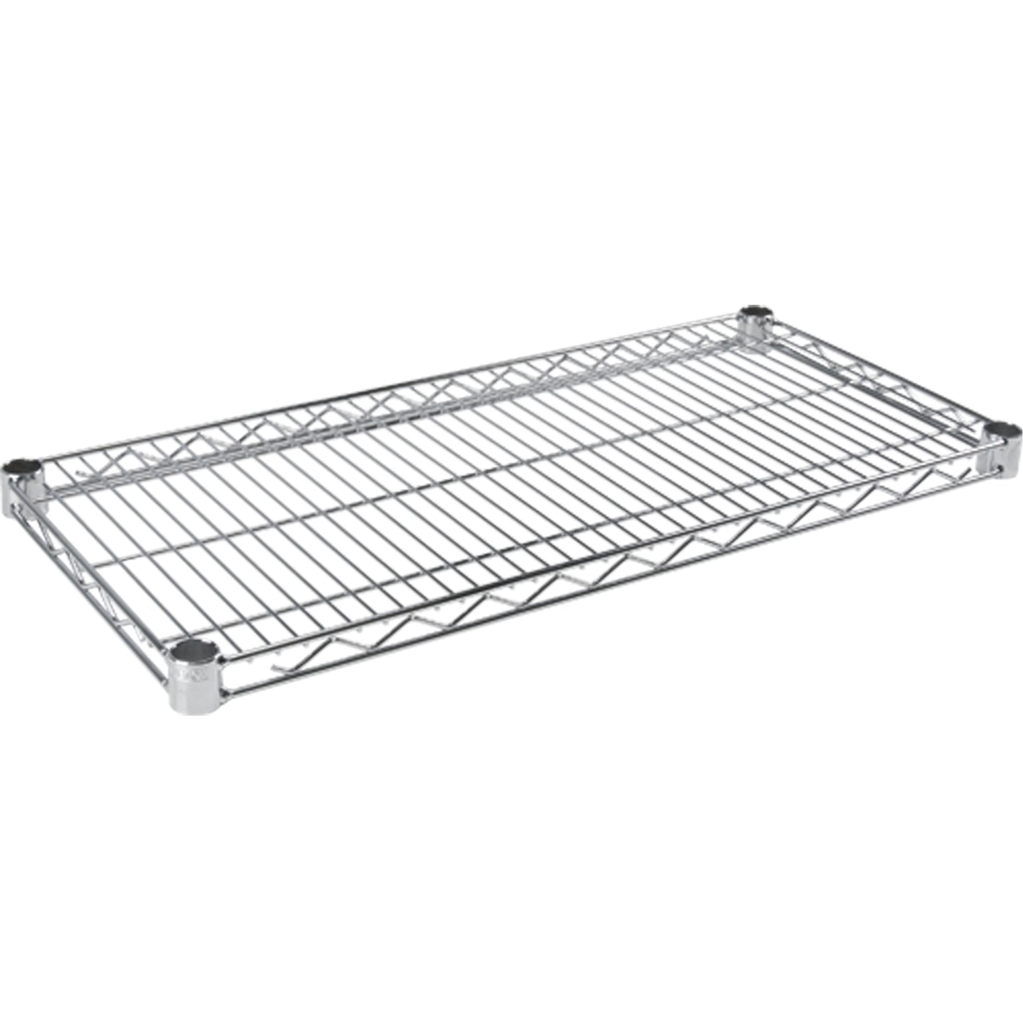 Standard-Duty Chromate Wire Shelf, 36" W x 14" D, 500 lbs. Capacity