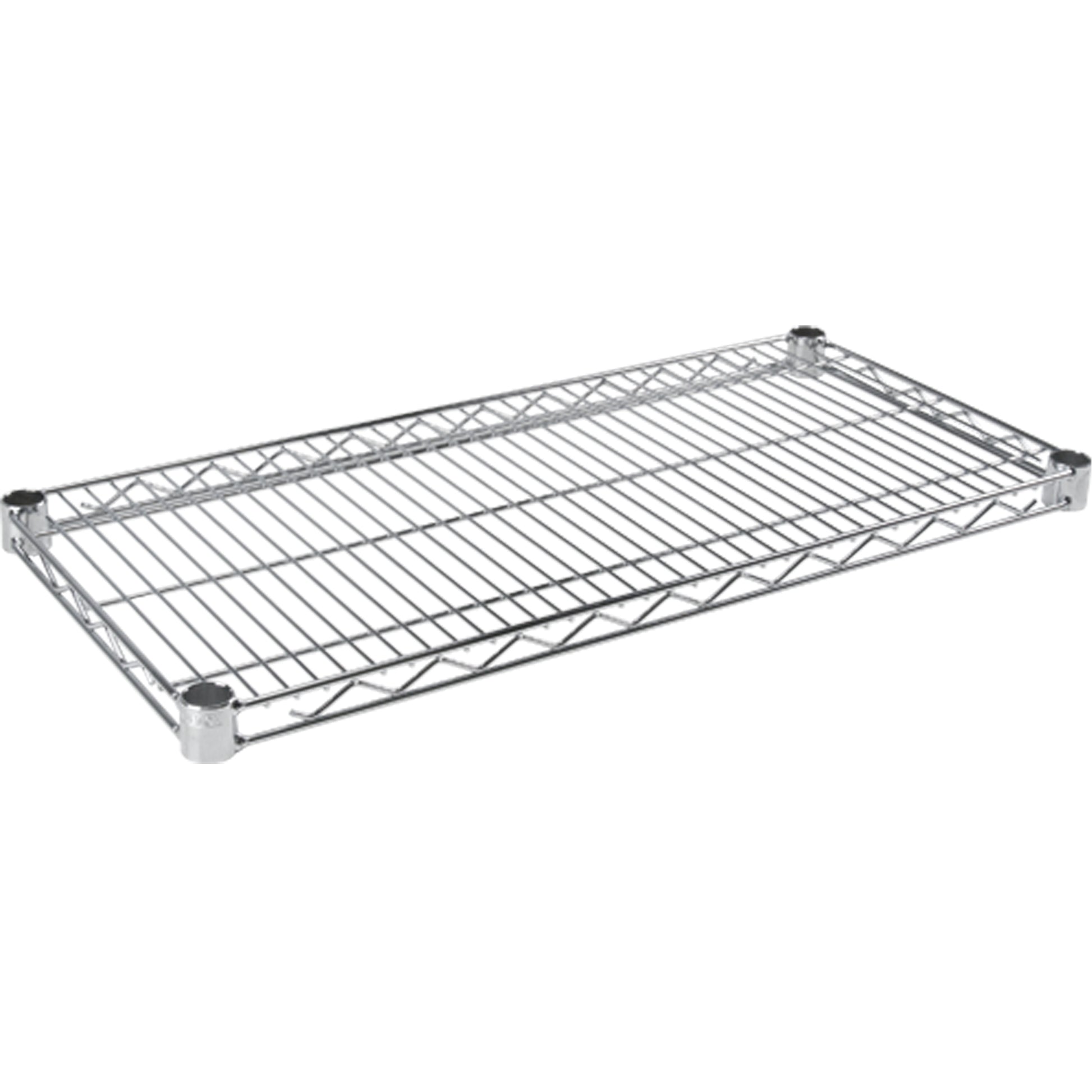 Standard-Duty Chromate Wire Shelf, 36" W x 14" D, 500 lbs. Capacity