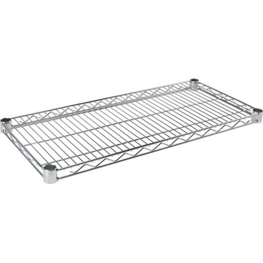 Standard-Duty Chromate Wire Shelf, 36" W x 14" D, 500 lbs. Capacity