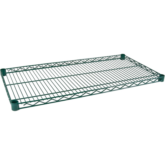 Shelf for Heavy-Duty Green Epoxy Finish Wire Shelving, 72" W x 18" D, 600 lbs. Capacity