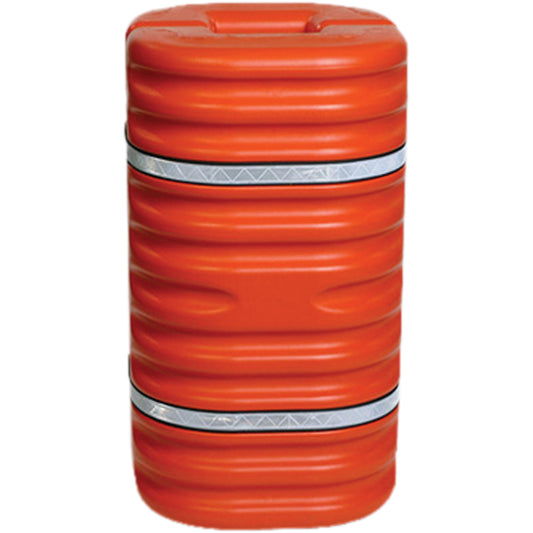 Column Protector, 12" Inside Opening, 24" L x 24" W x 42" H, Orange