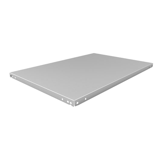 Slotted Angle Shelf, Galvanized Steel, 48" W x 24" D