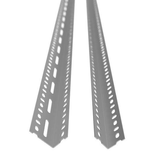 Slotted Angle Post, Galvanized Steel, 144" High